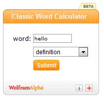 The First Word Calculator « Mr Honner