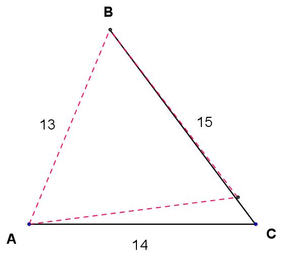 13-14-15 Triangle with equilateral
