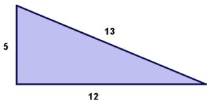 5-12-13 Triangle blue