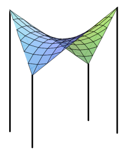 hyperbolic paraboloid tent 2