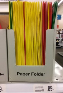 paper folers 89 cents