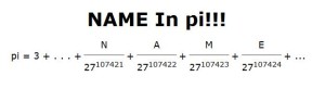 Name in Pi