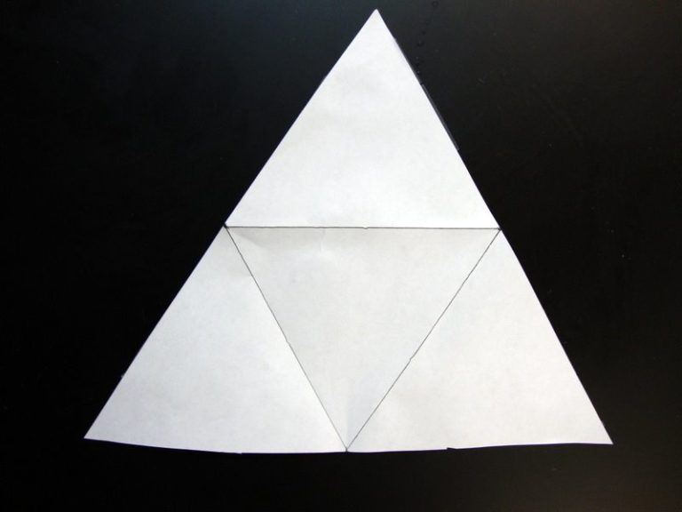 Paper Triangular Based Pyramid Paper Pyramids – Mr Honner