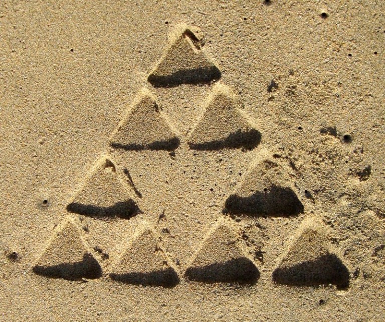 Beach Rocks Triangle Math Photo: Triangles on the Beach – Mr Honner