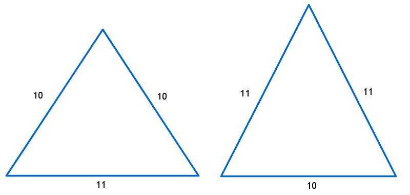 equiangular triangle in nature