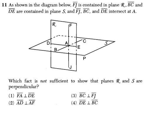 intersecting planes in geometry